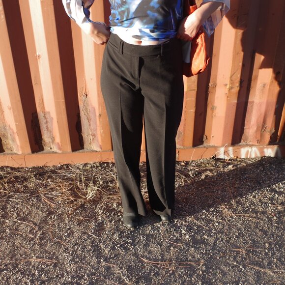 Black Ladies Dress Pants Suzy Shear - Picture 2 of 6